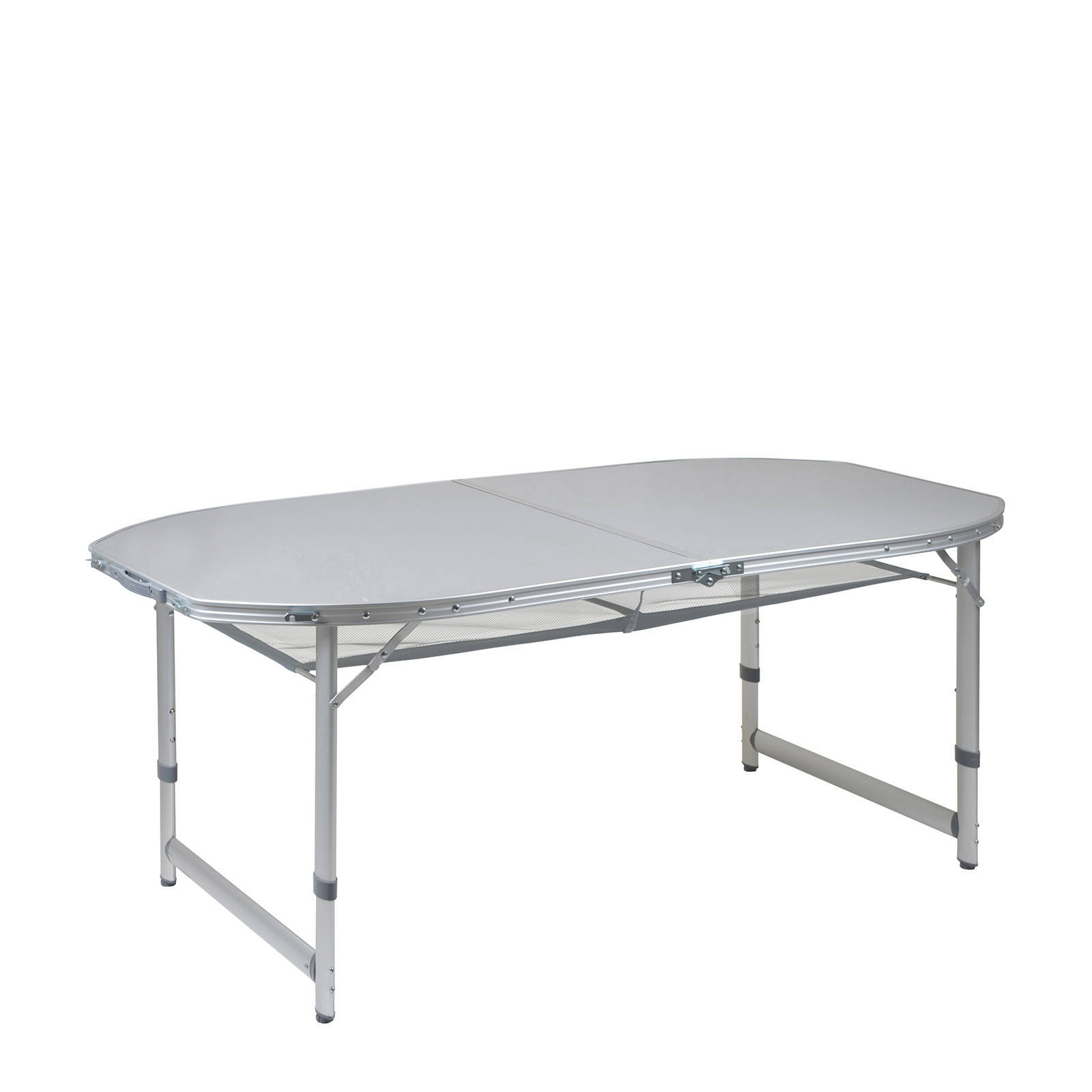 Bo-Camp Premium campingtafel ovaal met afneembare poten (150x80 cm)