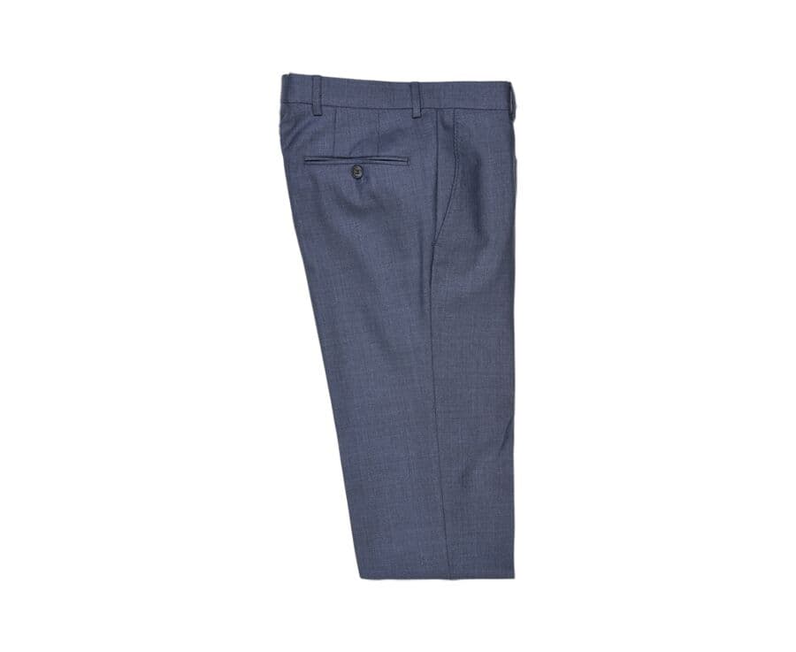 Pantalon de costume homme Bleu Chiné - LAZARE