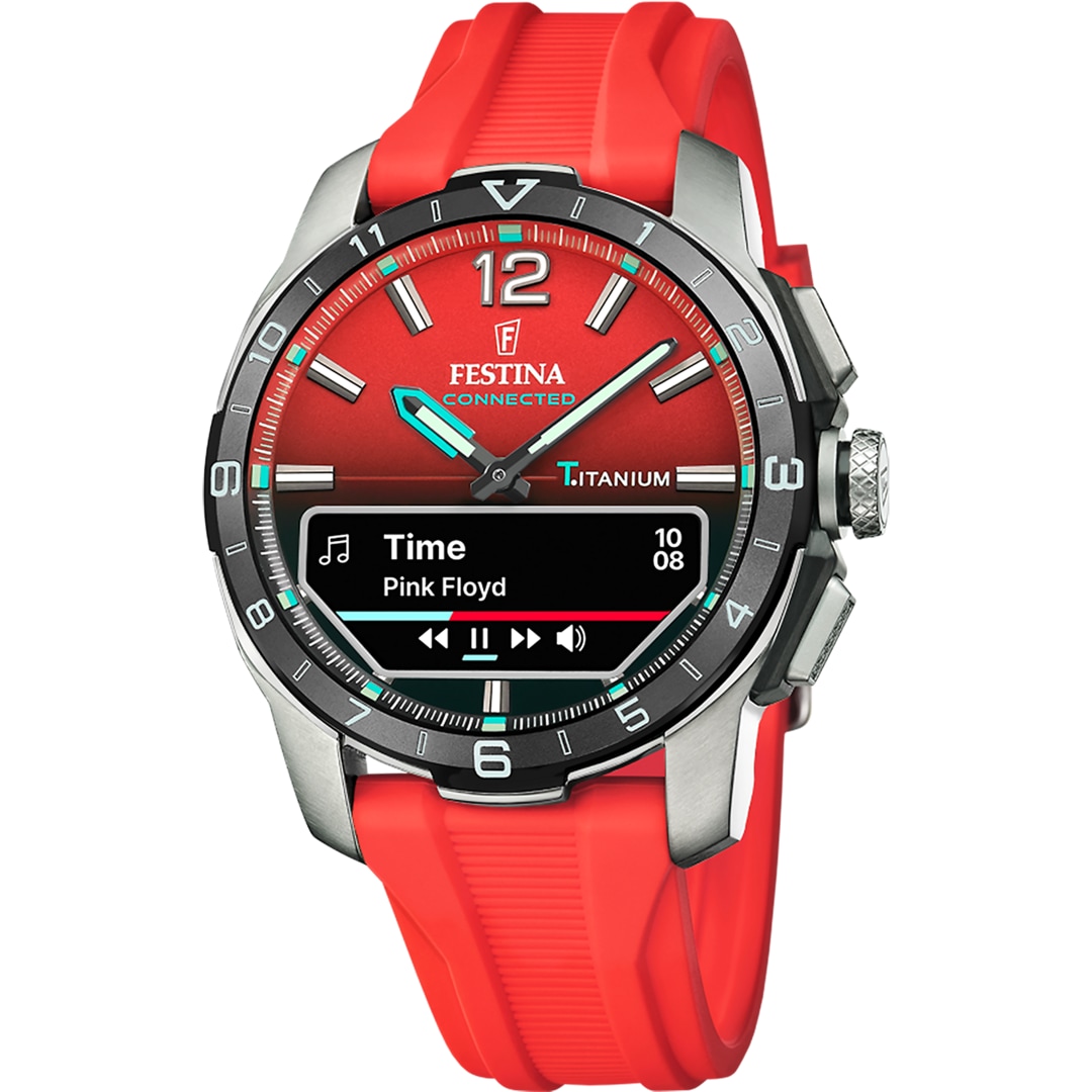 Festina Connected D Titan Rot Ø 44 mm