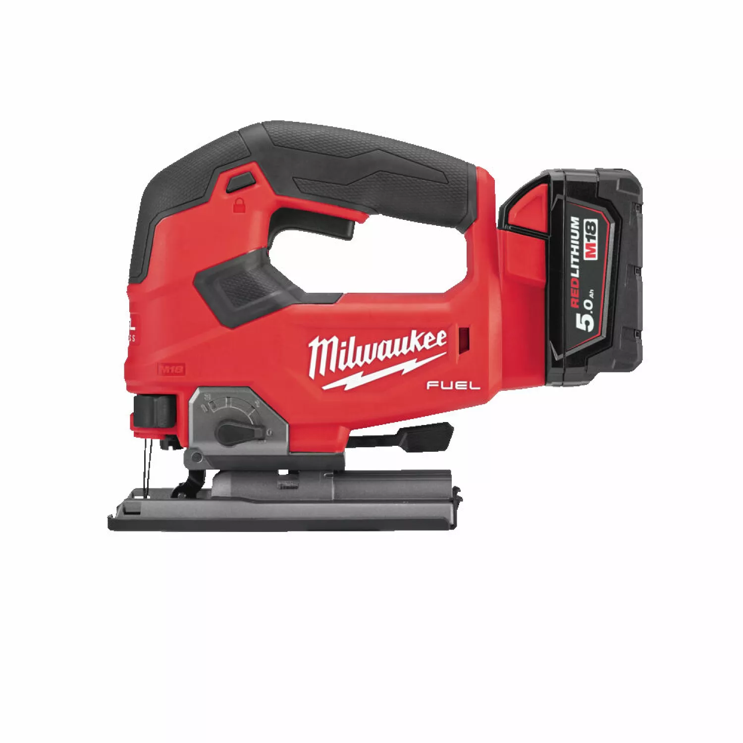 Milwaukee M18 FJS-502X 18V Li-Ion accu Decoupeerzaagmachine set (2x 5.0Ah accu) in HD-Box - koolborstelloos