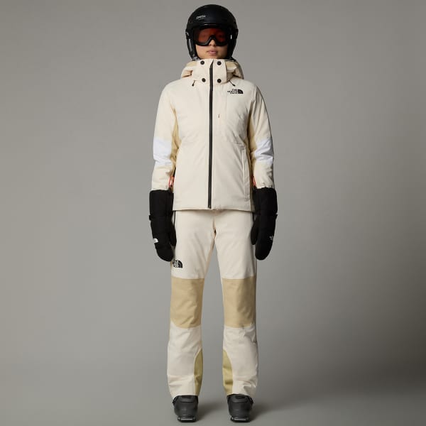 Veste de ski THE NORTH FACE W LENADO JKT WHITE DUNE/GRAVEL/KHAKI STONE