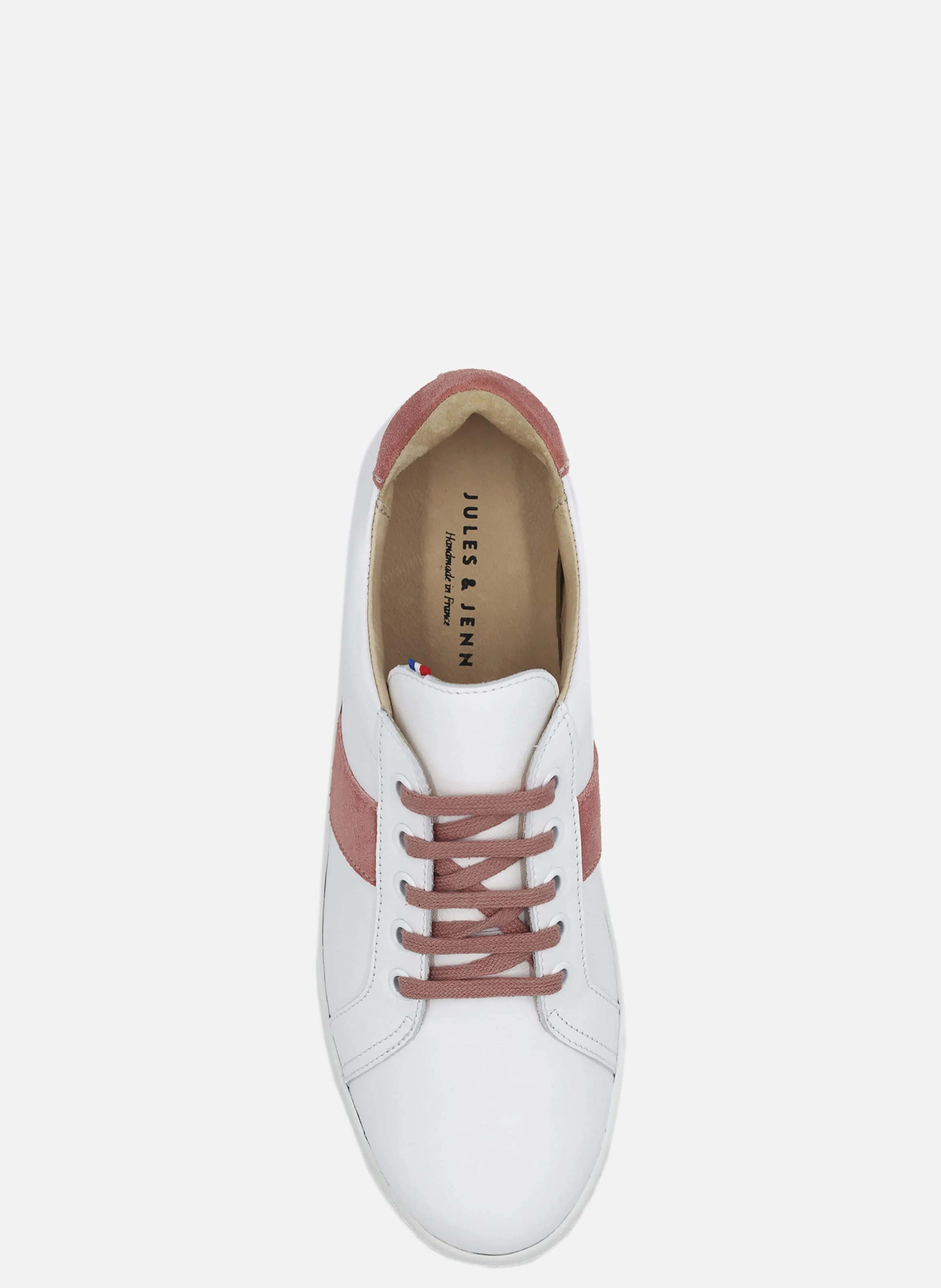 Baskets mif cuir | Blanc