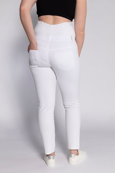 Bellieva-Jeggings, schmale Passform, Biobaumwolle, GOTS