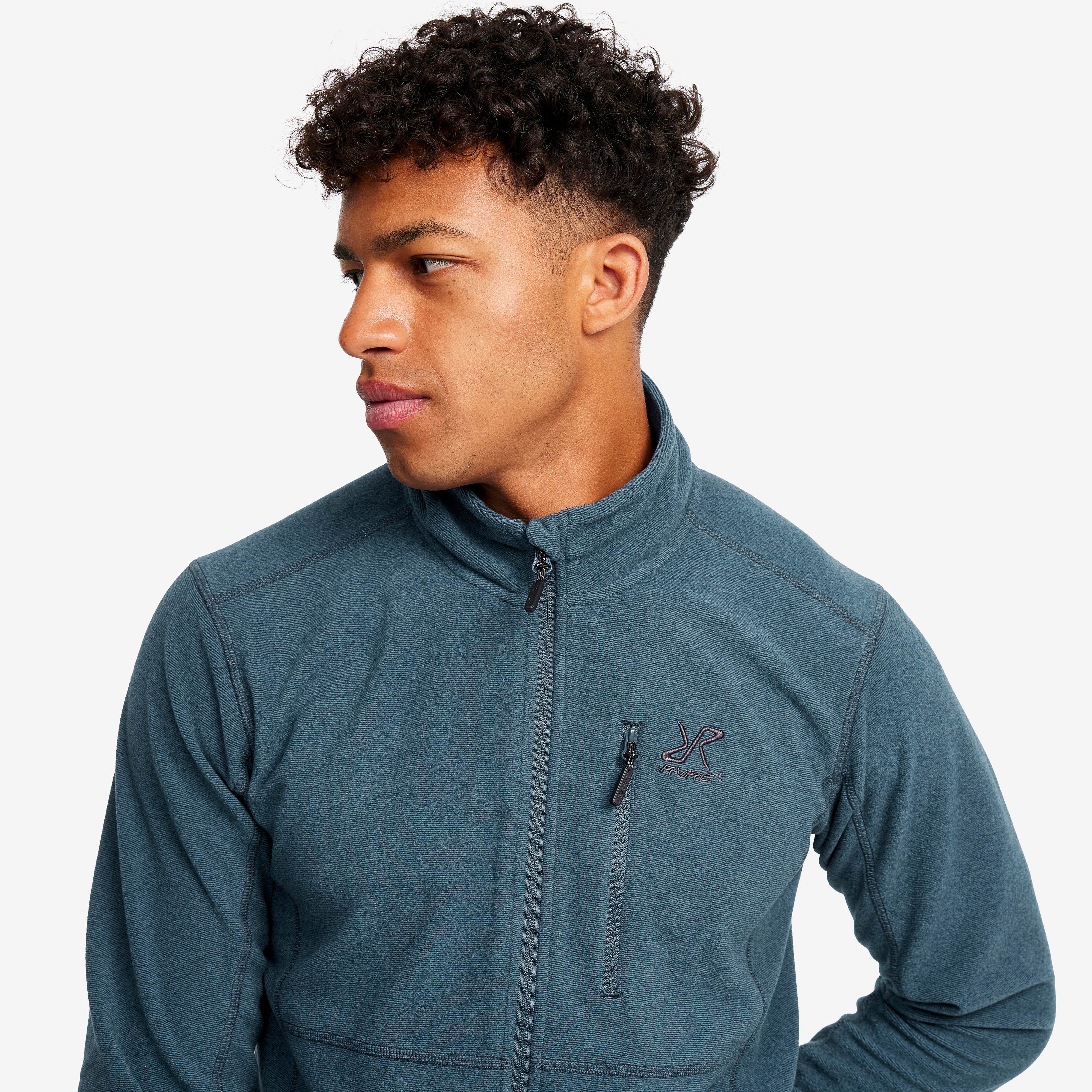Essential Full-zip Fleece Herre Moonlit Ocean