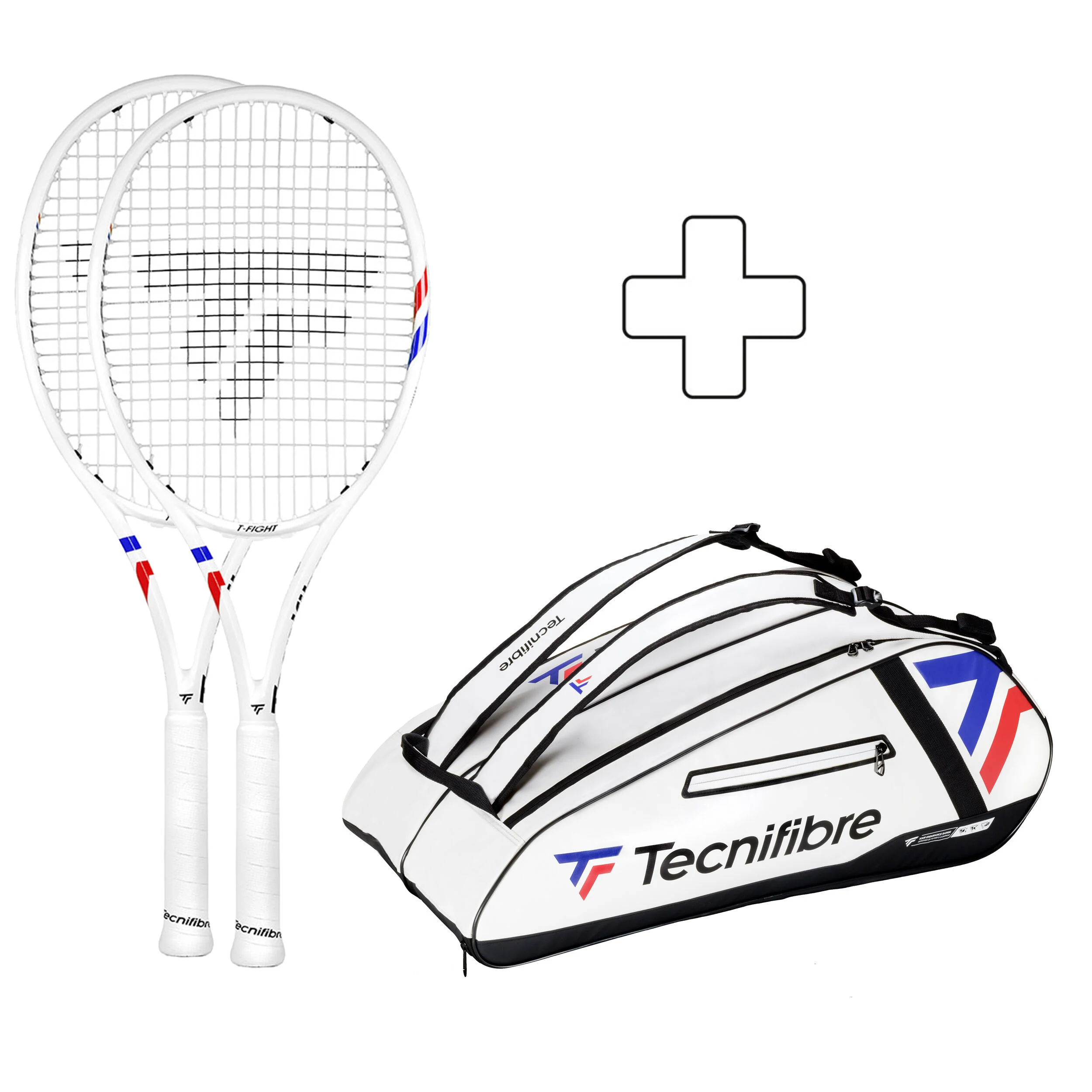 Tecnifibre 2x T-Fight 300 S + Sac De Tennis