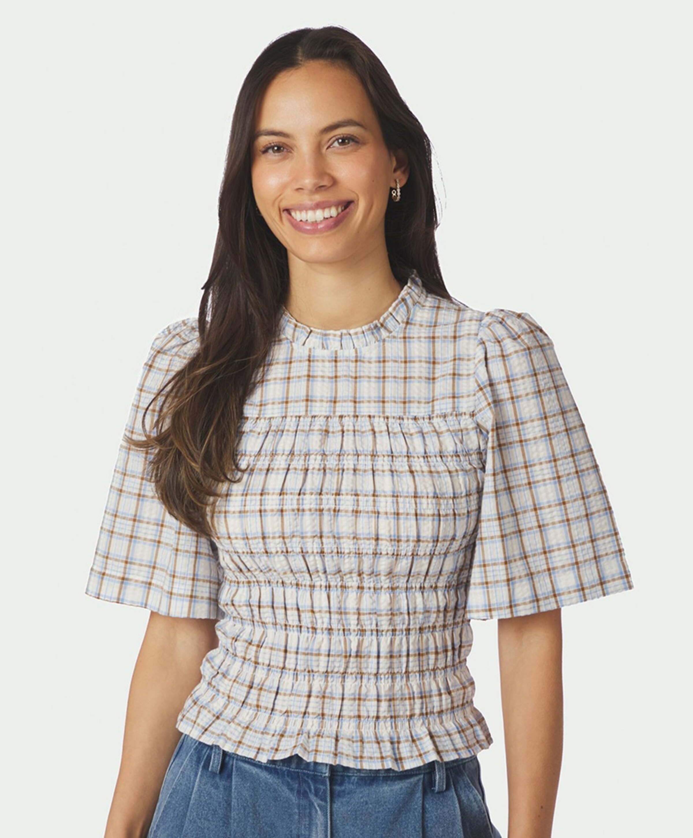 Neo Noir Dames blouse blauw