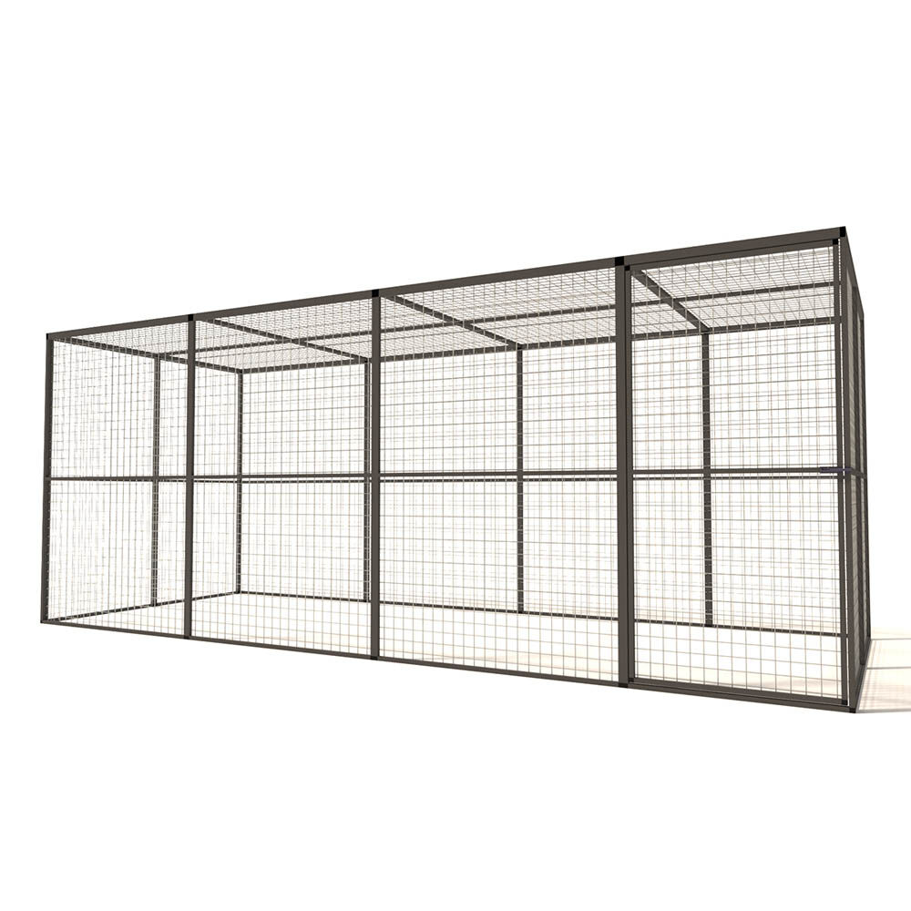 Glorenza Lilly - Kattenren - Antraciet - 178x176x449 cm