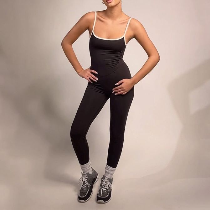 HERMITAKH - Spaghettibandjes jumpsuit in twee kleuren