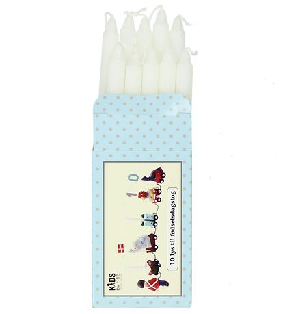 Kids by Friis Kerzen - 10 st. - 11 cm - Für Geburtstagszug