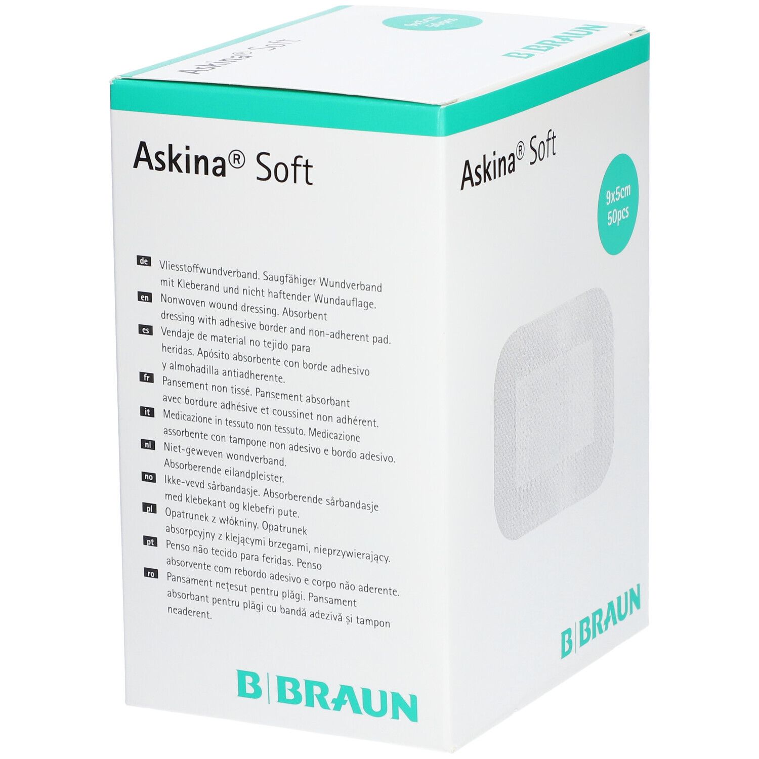 Askina® Soft Wundverband 9 x 5 cm steril