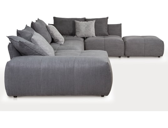 DESIGNWERK - Canapé tissu Composition Modèle Palace Gris