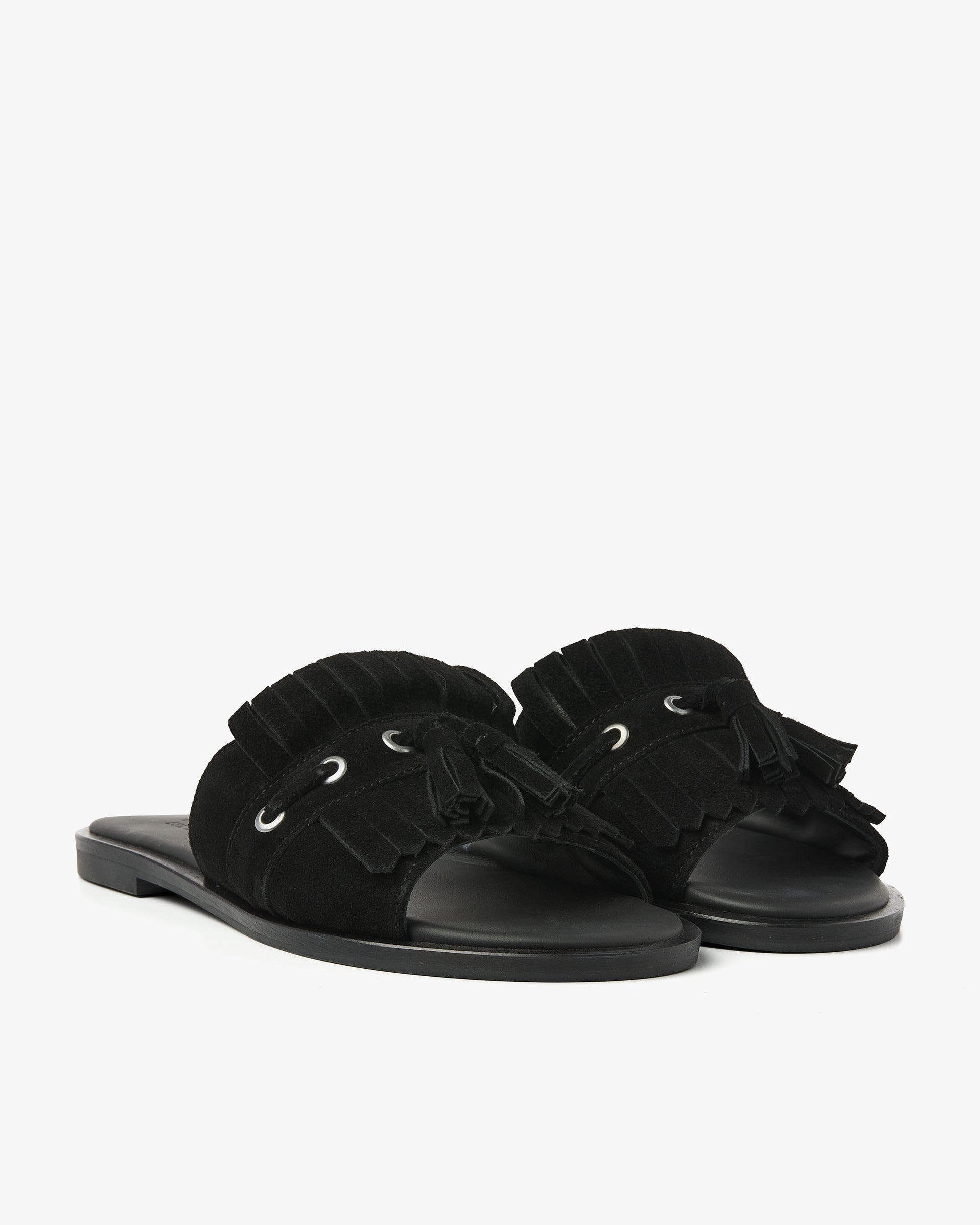 VIA VAI zwarte slippers Vita Eva