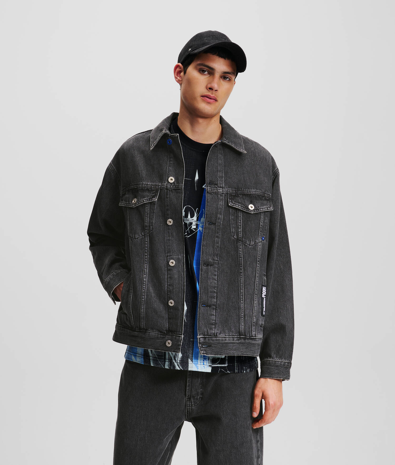 VESTE EN JEAN IMPRIMÉ TOKYO KLJ