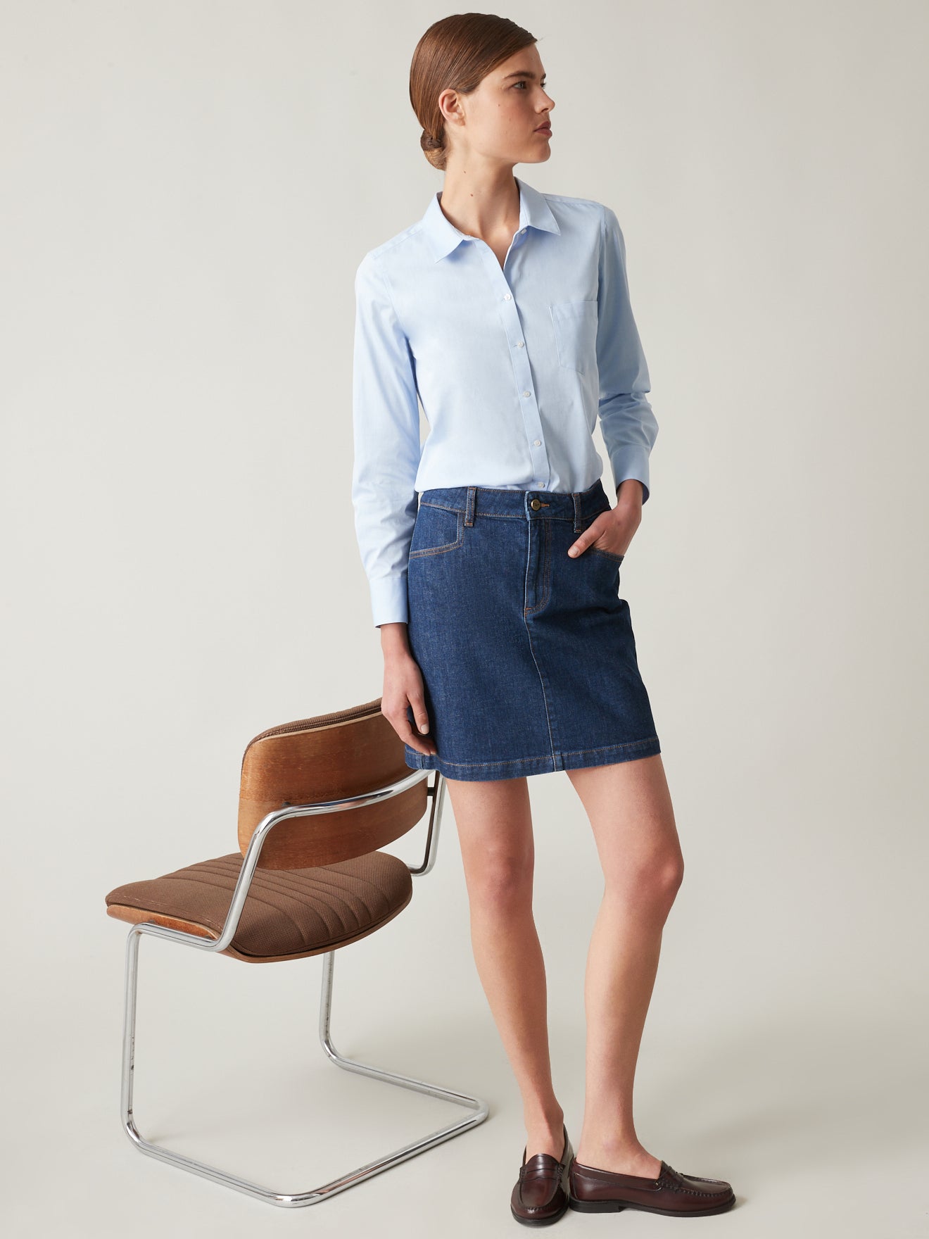 Chemise Oxford femme - coton bio