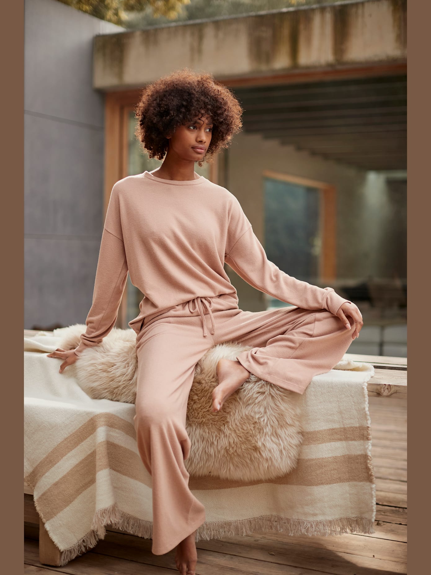 Pull en tricot pull confortable avec encolure ronde