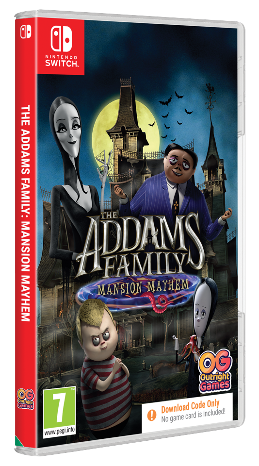 The Addams’s Family: Mansion Mayhem (Code in Box)- Nintendo Switch