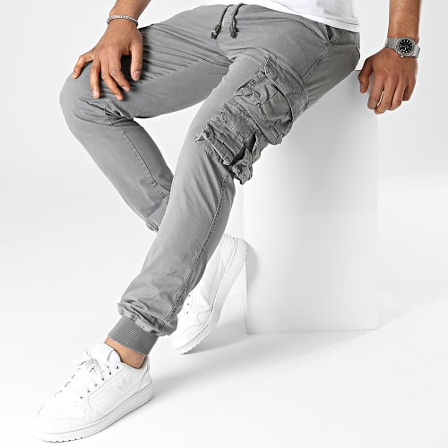 Pantalon Cargo Gris