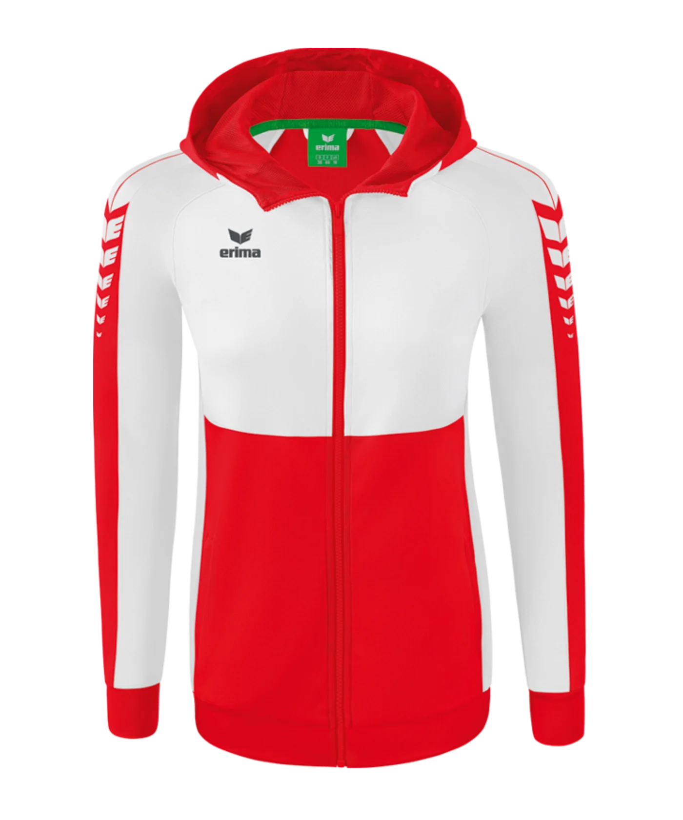 Erima Six Wings Kapuzenjacke Damen Rot