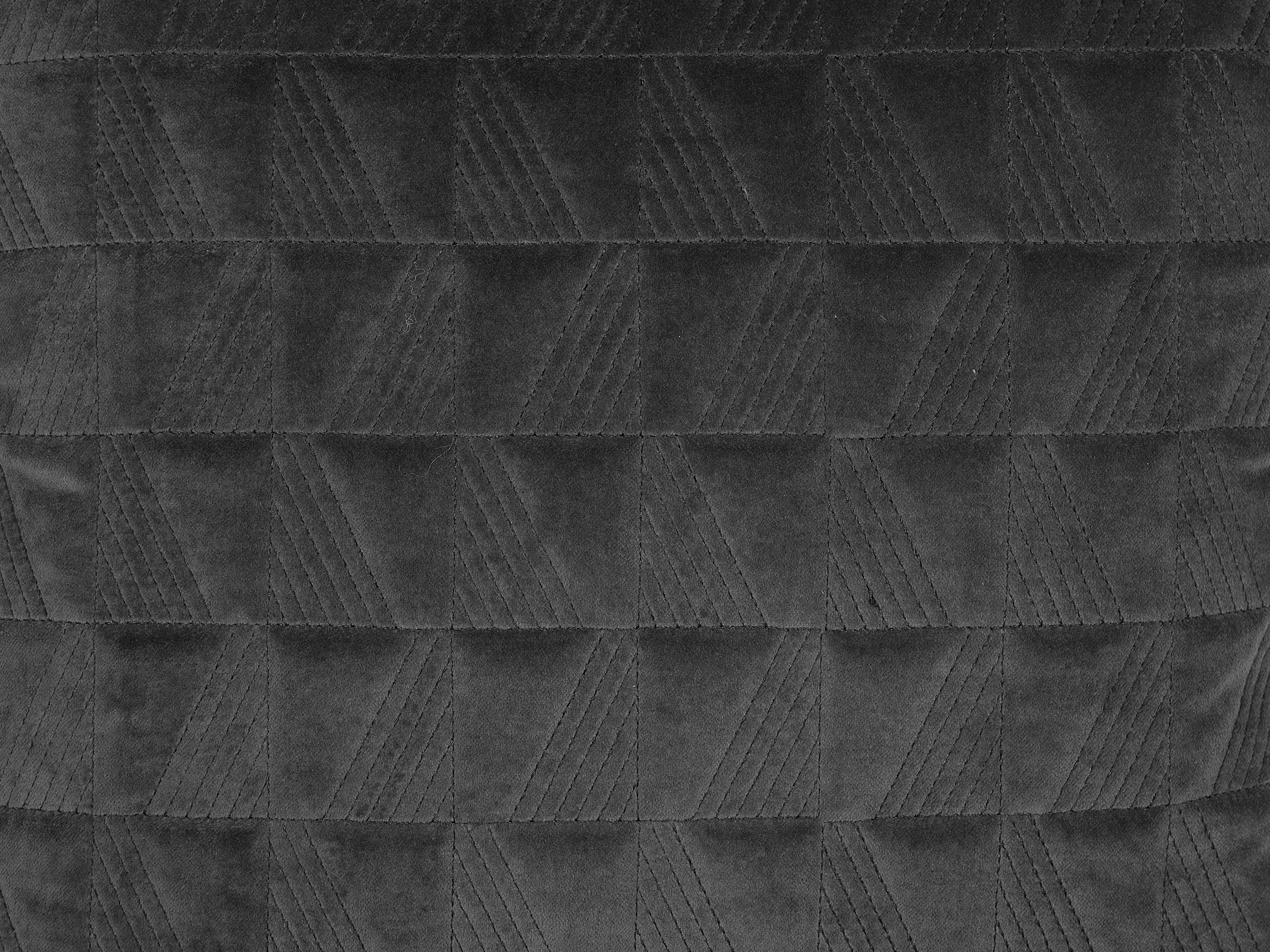 Sierkussen LALAM Katoen 45 x 45 cm Grijs chevron patroon