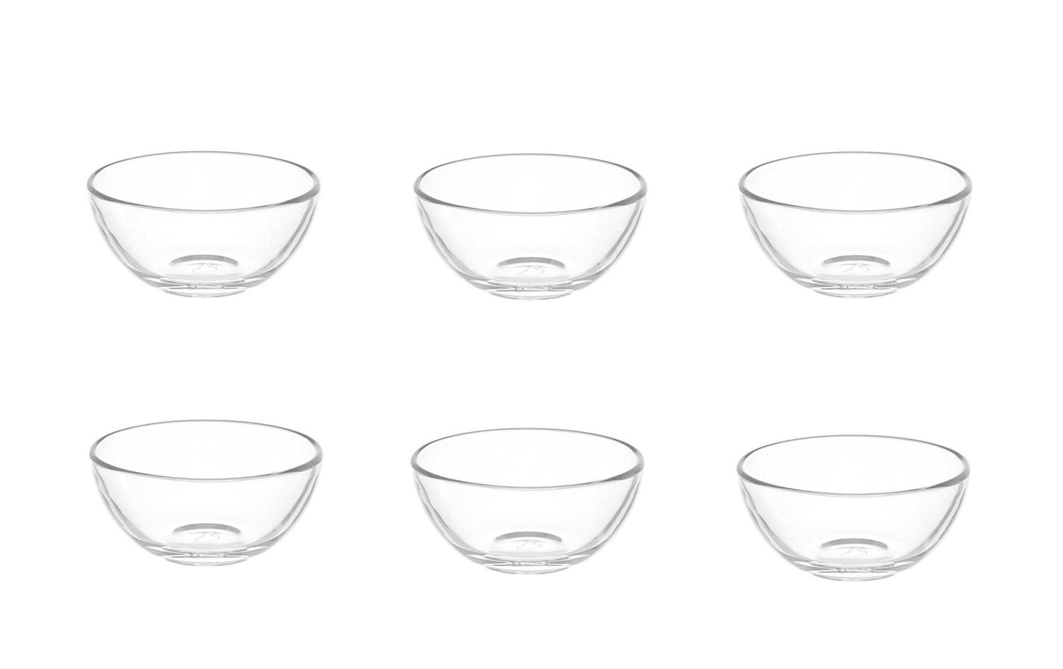 Schale Cucina 10 cm, 6 Stück, TransparentSchalen-Set