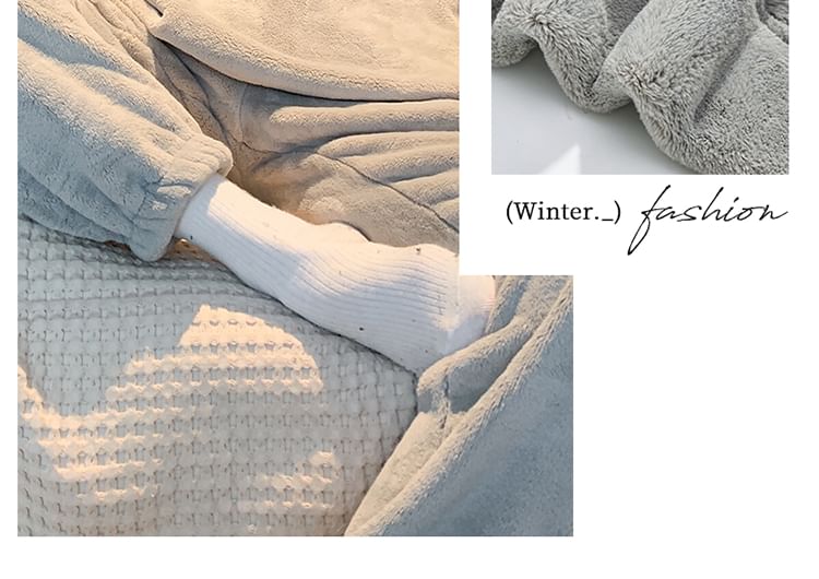 Jeony - Pyjamaset: Fleece Sweatshirt + Broek