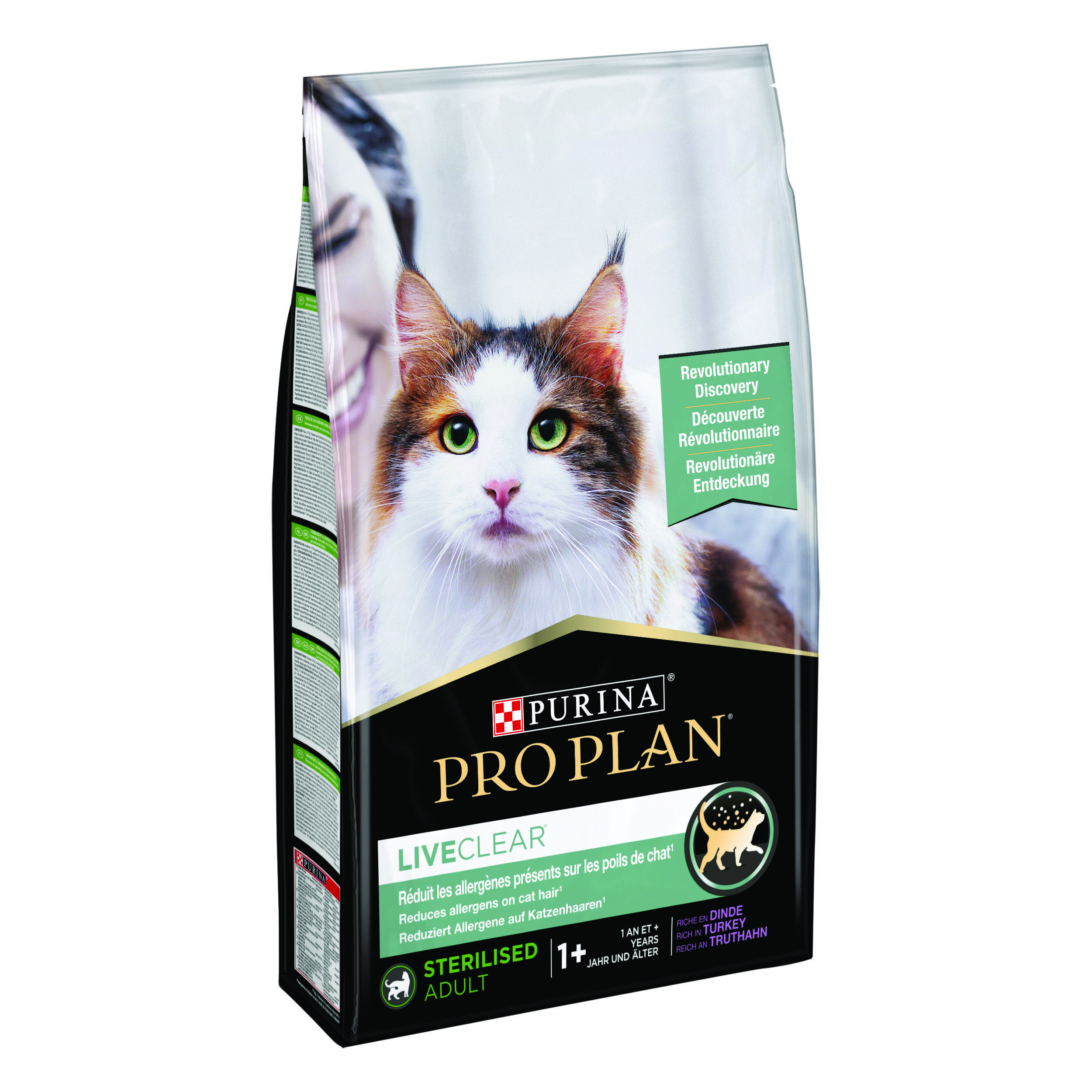 Pro Plan LiveClear Sterilised Adult - Kattenvoer - 7 Kilogram - kalkoen