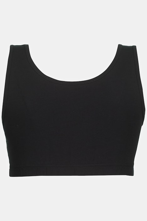 Bustier, breite Träger, Biobaumwolle