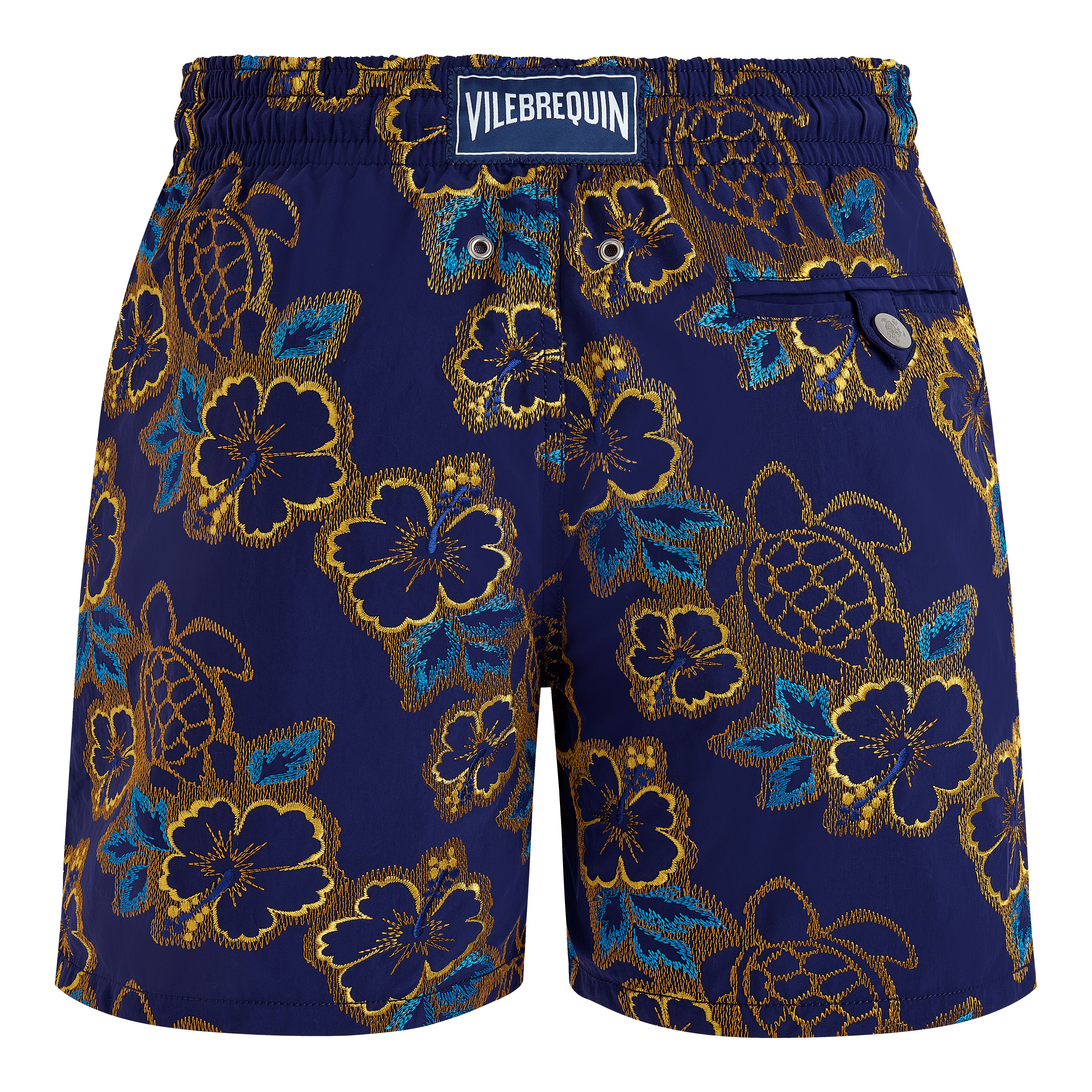 Maillot de Bain Homme Brodé Hibiscus - Edition Limitée