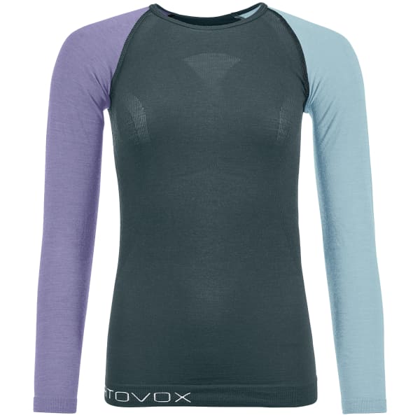 T-shirt thermique ORTOVOX 120 COMP LIGHT LONG SLEEVE W DARK ARCTIC GREY