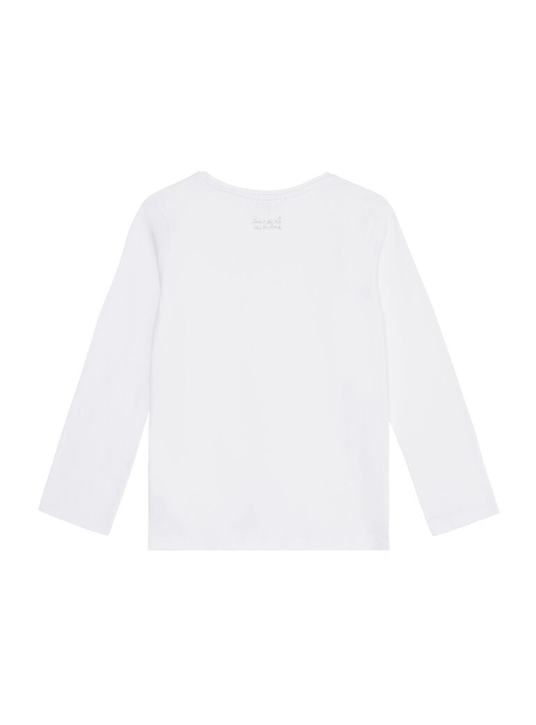 Tee Shirt Manches Longues Blanc