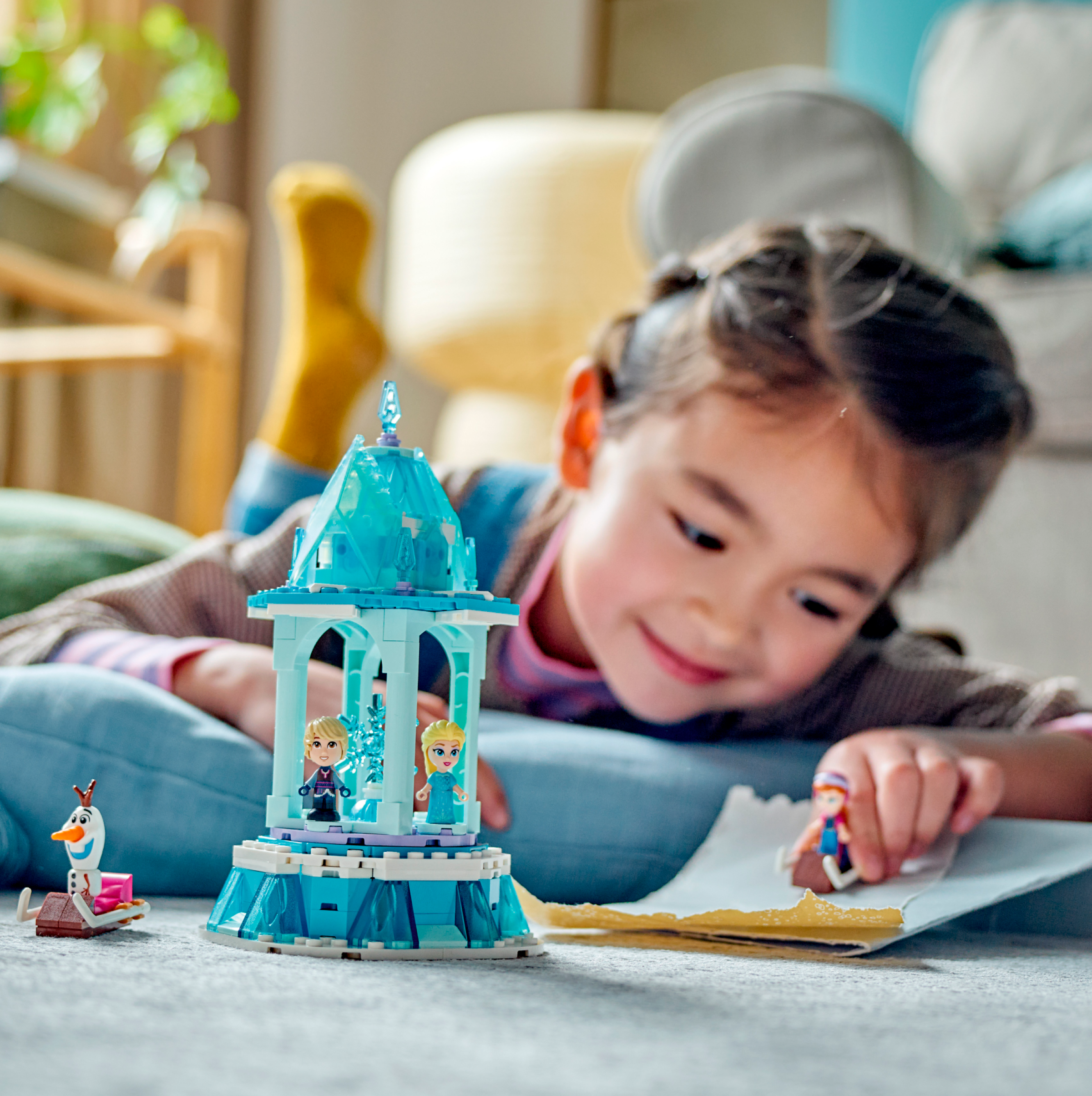 Carrossel Mágico de Anna e Elsa 43218