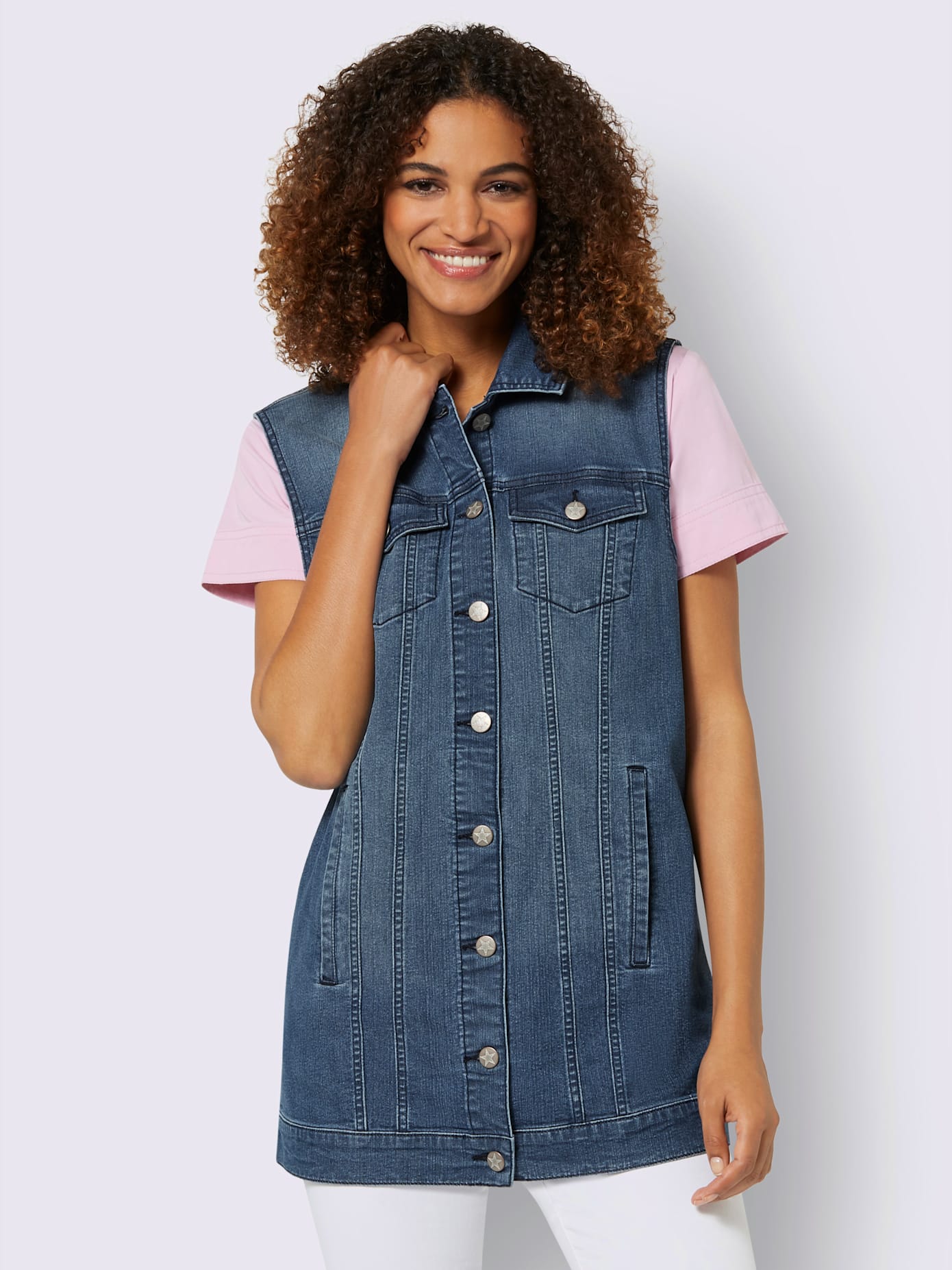 Gilet en jean qualité coton