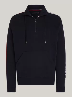 Moletom Global Stripe Flex Fleece com zíper até o peito