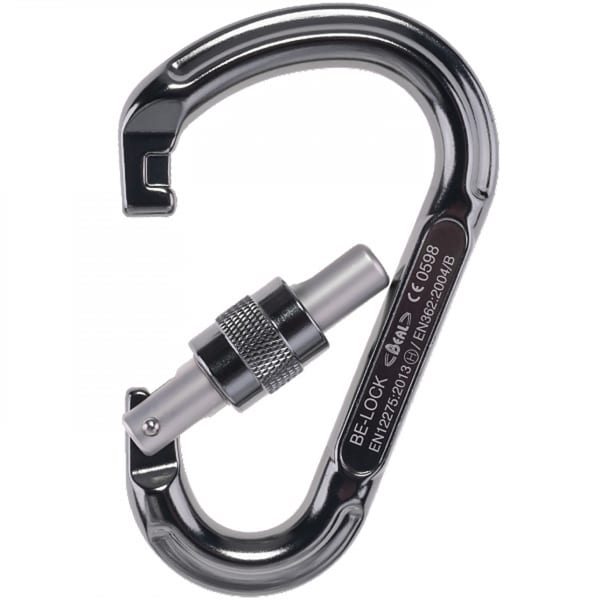 Mousqueton escalade BEAL BE LOCK SCREW BLUE