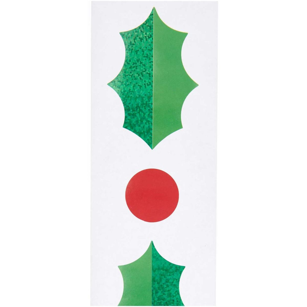 Rouleau de stickers motifs houx Rico Design