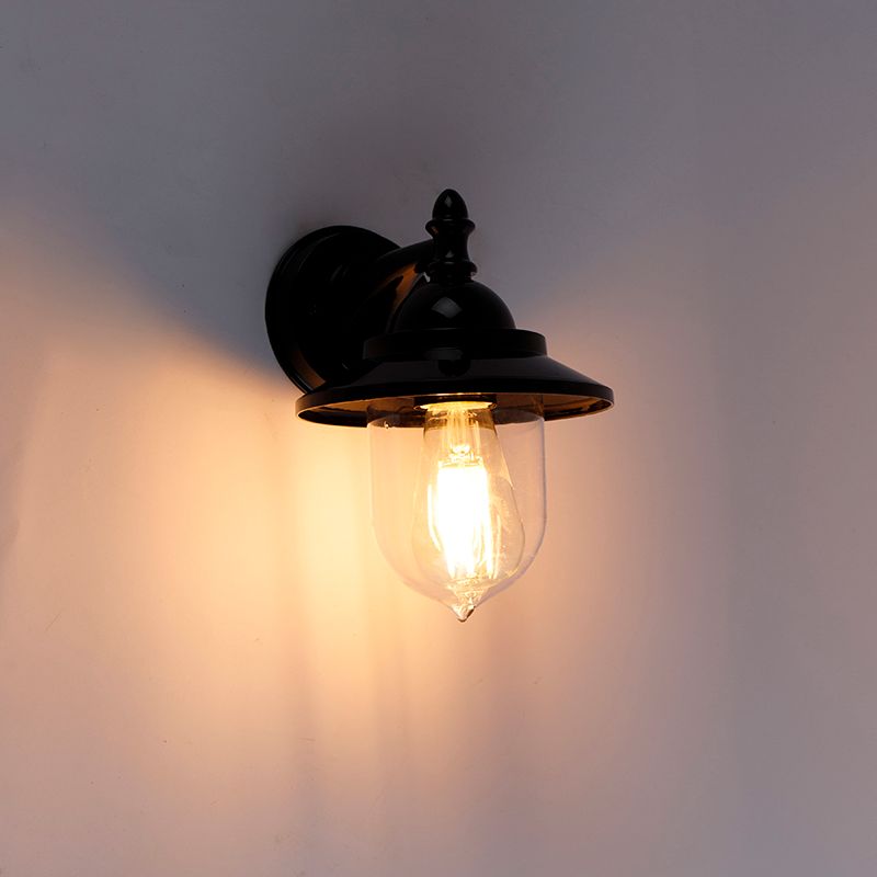 Klassieke buiten wandlamp zwart IP44 - Oxford