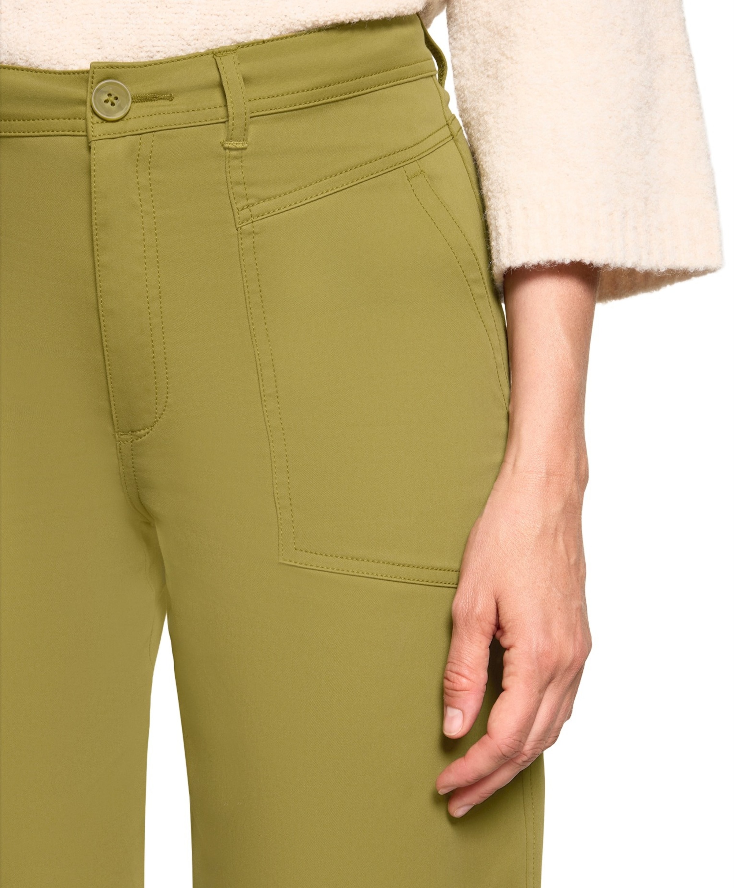 Betty en Co 7/8 dames broek groen