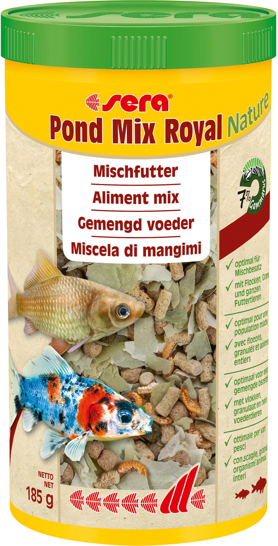 Sera visvoer Pond Mix Royal Nature 1000 ml