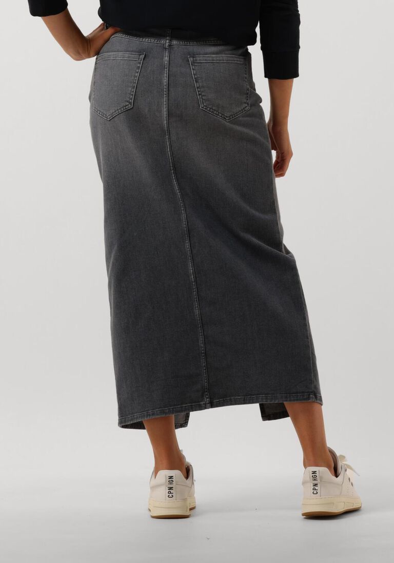 grijze penn & ink midirok 679 skirt