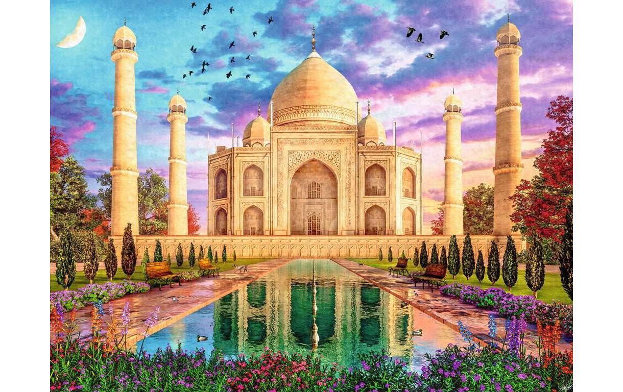 Puzzle Bezauberndes Taj MahalKlassisches Puzzle
