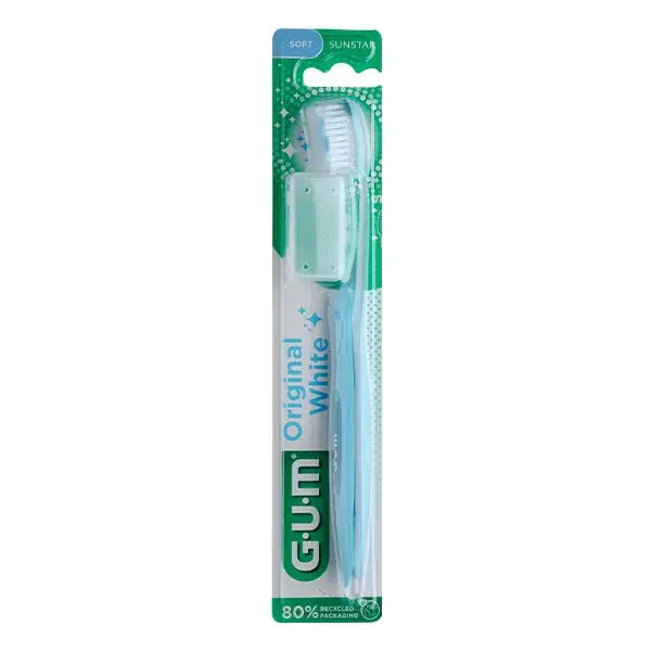 Escova de dentes Gum Original White Compact Soft