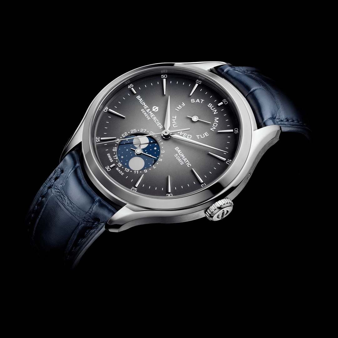 Baume et Mercier Clifton Baumatic 10548 Day Date Mondphase