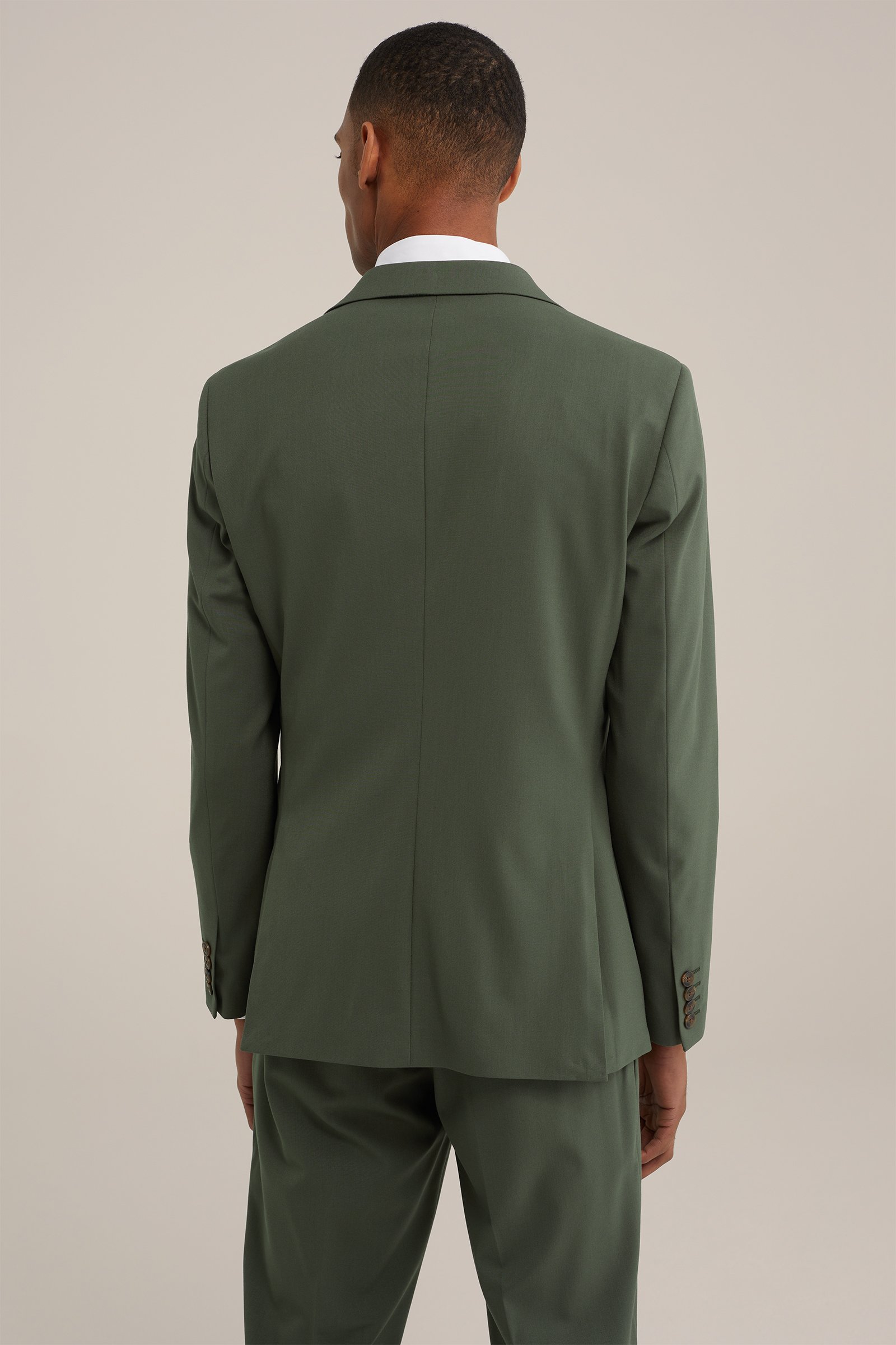 slim fit blazer Fundamentals Legergroen