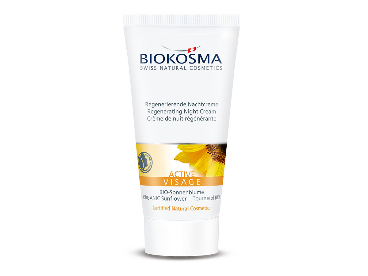 BIOKOSMA ACTIVE Visage Nachtcreme<br>50 ml, Tube, Creme, (n)