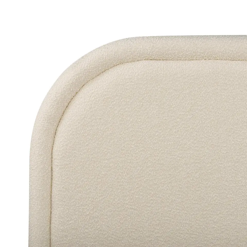 QUILLIEN - Bed met opbergruimte - Beige - 180 x 200 cm - Polyester