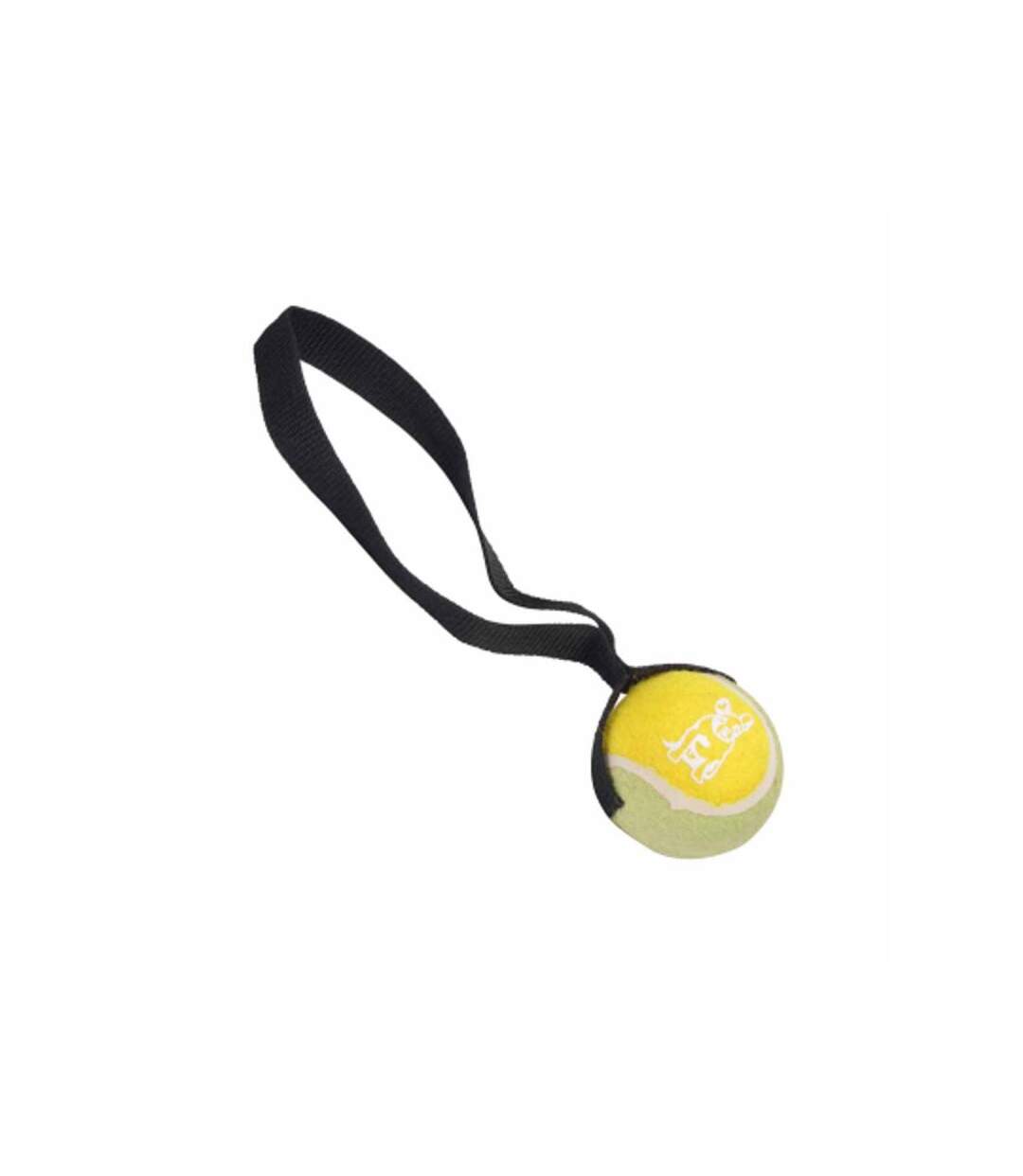 Paris Prix - Jouet Pour Chien balle De Tennis 20cm Jaune & Noir