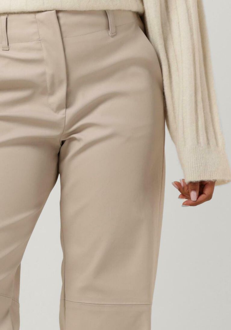 KNIT-TED zand knit-ted wijde broek naomi pant