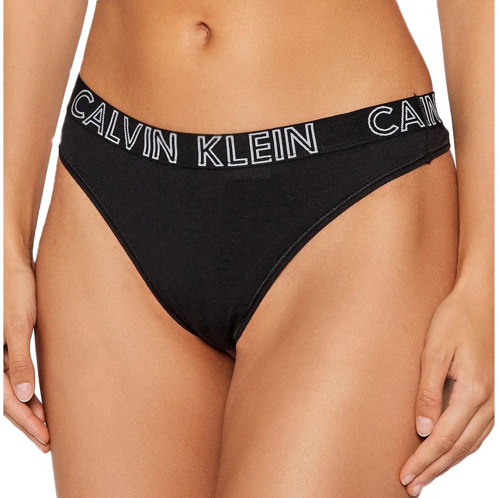 Calvin Klein Jeans String Noir Femme Calvin Klein Jeans Thong