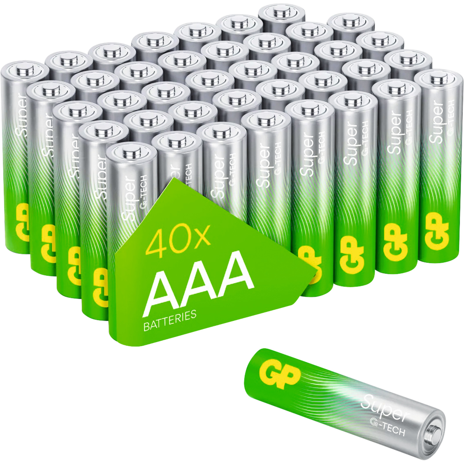 GP Batteries Super Alkaline AAA 40x