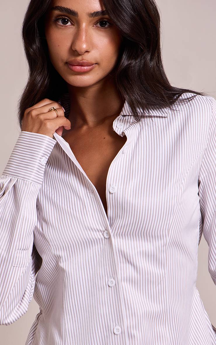 Blanc Chemise À Col Avec Lien Dans Le Dos Petite
